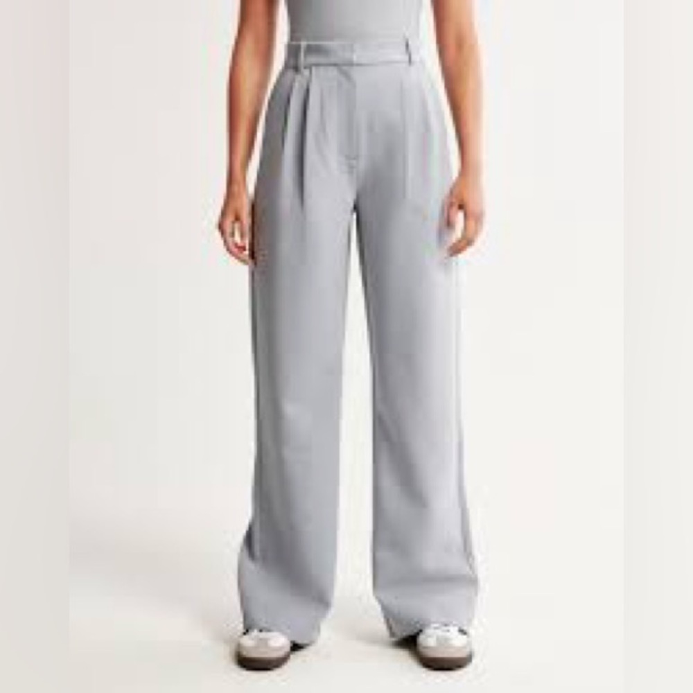 Abercrombie & Fitch Sloane gray tailored slacks size 34/18
